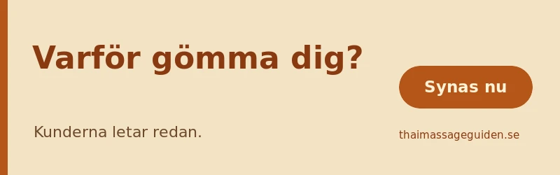 Thai flat banner - Varför gömma dig (saffran)