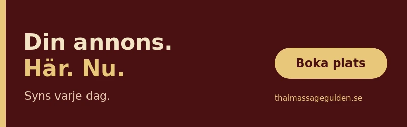 Thai flat banner - Din annons här nu (oxblod)