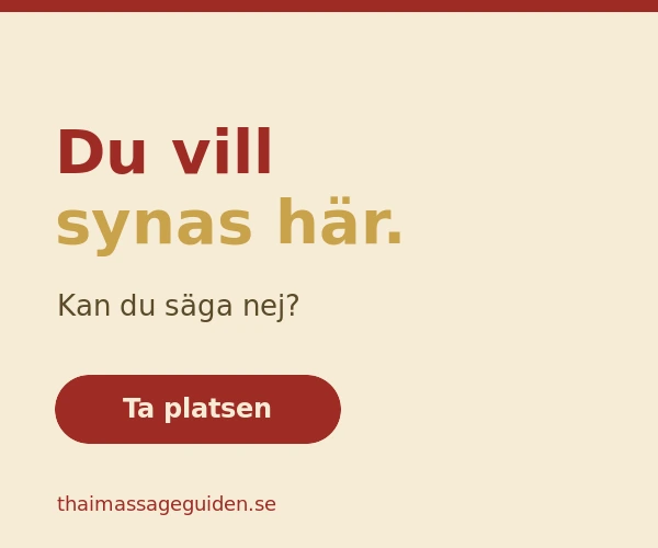 Thai flat rekt - Du vill synas här (oxblod)