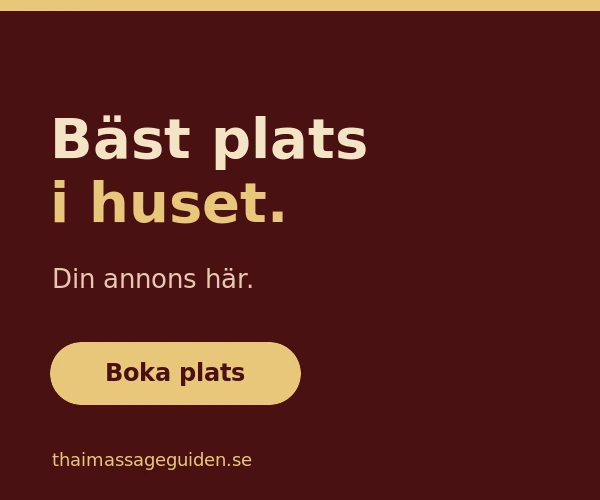 Thai flat rekt - Bäst plats i huset (oxblod)