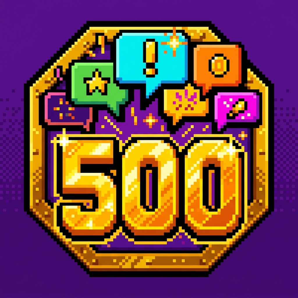 500 foruminlägg